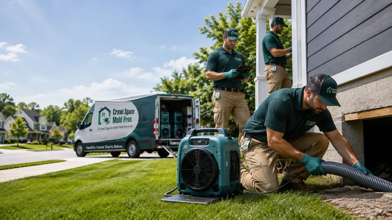 Crawl Space Mold Removal in Summer Shade, KY